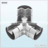 Stainless Steel 90 Degree Glass Slot Pipe Connector thumbnail-4