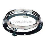 7 Inch Round Motorcycle Headlight Ring Mounting Bracket for Harley Davidso-n Headlight Mount Bracket for Motorbike Bicycles thumbnail-2