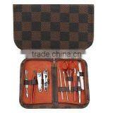 New 10pcs Pedicure Manicure Set Nail Clipper Cleaner Beauty Kit Case Tools