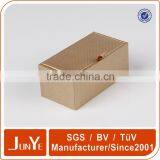 Gold and Black Cufflink Wine Paper Package Box With Handle thumbnail-6