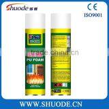 High Density 750ml pu Aerosol Polyurethane Spray Foam Manufacturer Adhesive de Construction