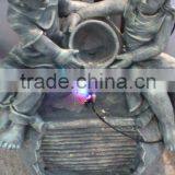 SO5055 Solar Boy and Girl Water Feature thumbnail-1