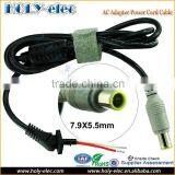 Laptop AC Adapter Charger DC TIP Plug Assembly Connector Cord Cable for Lenovo IBM 7.9x5.5mm