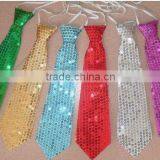 100% Polyester Sequined Tie thumbnail-1