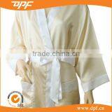 2015 New Products Ultra Soft High Quality Yellow Polyester Bathrobe on Sale thumbnail-1