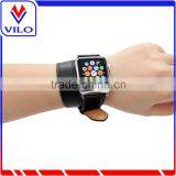 The Wholesale Extra Long Genuine Leather Band Double Tour Bracelet Leather Watchband for Apple Watch thumbnail-6