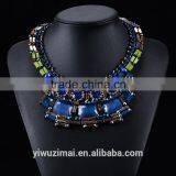 Fashion Crystal Choker Chunky Statement Bib Chain Necklace Pendant Jewelry thumbnail-3