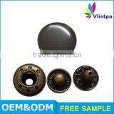Fashion Wholesale Quality Metal 18mm Custom Printed Snap Buttons thumbnail-3