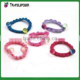 Lovely Candy Colors Heart Design With Little Flowers Children Hair Tie Set thumbnail-4