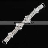 Fashion Women Bikini Connector Crystal Rhinestone Sliver Tone Belt Buckle Sewing Craft DIY thumbnail-1