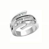 Stylish Jewelry Best Selling Design Stainless Steel Teen Fashion Ring Unique Fashion Rings Silver Fashion Ring (LR9450) thumbnail-1