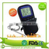 Best Selling Digital Thermometer for Oven Digital Lcd Display Probe Food Thermometer Timer Cooking Kitchen BBQ Meat thumbnail-5