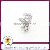 2015 Shiny and Sparkling Heart Sharp Rhinestone Stainless Steel Rings thumbnail-2