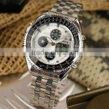INFANTRY Fashion White Dial Digital Quartz Stainless Chronograph Watch thumbnail-5