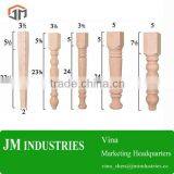 Unfinished Turned Wooden Table Legs Factory From China thumbnail-1