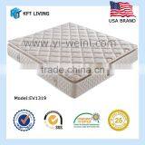 all kinds of resiliency and firmness and measurement offset stainless steel spring bed mattress light color cover