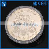 Custom Soft Enamel Gold Sovereign Award Coin thumbnail-1