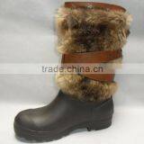 2015 Latest Design Women Horse Riding Snow Rain Boots thumbnail-3