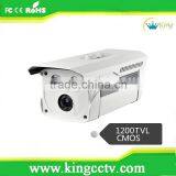 High stability 1200TVL CMOS / DIS Analog Security Camera Indoor / Outdoor IR Vandal resistance Dome