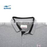ERKE Simple Style Mens Summer Leisure Mirco Collar Short Sleeve t Shirt Office Cheap Wholesale Polo thumbnail-6