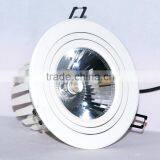 Round Design With Rotation and Gimbal Housing 20W 30w Dimmable Led Downlight Ajustable Led Downlights Black thumbnail-3