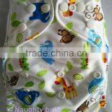 2016 New Naughty Baby Brand Pocket Cloth Diaper Popular Cartoon Print Infant Baby Diaper Nappy Cover thumbnail-1