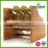Buy Glass Spice Set With Bamboo Rack ,spices Glass Container Set,candle Jars Wholesale thumbnail-3