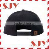 Small Quantity Order Custom 5 Panel Snapback Hat With Leather Patch thumbnail-6
