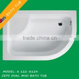 Oval bath tub ceps Acrylic bath tub 80x120 bath tub for home 90x120