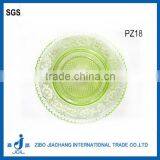 ZIBO Wholesale Cheap Colored Glass Charge Plate thumbnail-1