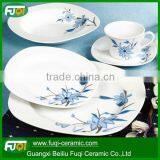 Elegent Flower Design Porcelain Dinnerware Crockery Items 20pcs or 30pcs Fine Cemaic Dinnerware Fqr002 thumbnail-1