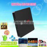Android Tv Box 1Gb Ram 8Gb Rom Mini Mx 2.4G+5.8G Bt 4.0 Ethernet 1000M Mx Plus M8s Pro