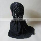 Cotton Jersey Hijab Rhinestone Hijab Islamic Fashion Party Hijab thumbnail-3