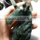 Natural Gemstone Hand Carved Labradorite Crystal Unicorn, Animal Statue Unicorn for Gift thumbnail-2
