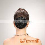 Fake Braid chignon hairpiece, synthetic braided bun hairpieces