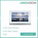 7-inch Color Indoor Monitor of POE IP Network Intercom for Villa