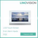 7-inch Color Indoor Monitor of POE IP Network Intercom for Villa