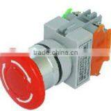 Mushroom Head Self-lockable Actuator ,emergency Stop Mushroom Head Push Button,KD37-11ZS