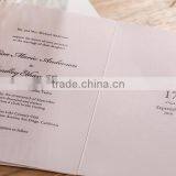 Hot Sale White Laser Cut Wedding Invitation Card thumbnail-2