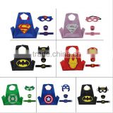 Doule layer Kids Adult Super Hero Capes