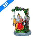 Customized Handmade Painted Decortive Sweet Radha Krishna thumbnail-1