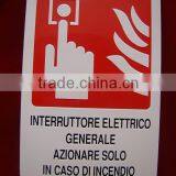 High Quality Customized Pvc Photoluminescent Fire Safety Sign thumbnail-6