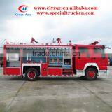 SINOTRUK HOWO 5000liter Water Tank 1000liter Foam Tank Fire Truck for Sale thumbnail-3