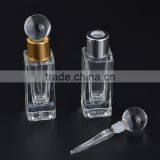 Promotional Gifts Square Shaped Mini Glass Bottle With Aluminum Cap and Glass Stick for Cosmetic Perfume Packaging thumbnail-2