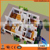 2015 Beautiful Design China Supplier Modern Steel Prefab Duplex Villa thumbnail-3