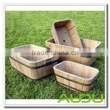 Audu Plant Pot/Wooden Cheap Flower Pots thumbnail-1