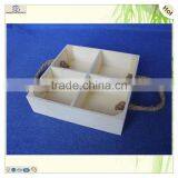 Hotel Restaurant Unfinished Mini Euro Square Wooden Pallet Tray thumbnail-2