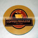 Customized Cheap Wooden Tea Cup Coaster, Tea Placement Cup Mat Coaster, Handmade Mule Mug Coaster, Custom MDF Wood Coaster thumbnail-1