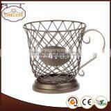 2014 Hot Sale Metal Scroll Coffee Pod Holder,coffee Cup Holder, Coffee Capsule Holder thumbnail-1