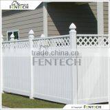 Outdoor White PVC Garden Fencing, Plastic Fence ,Vinyl Fence